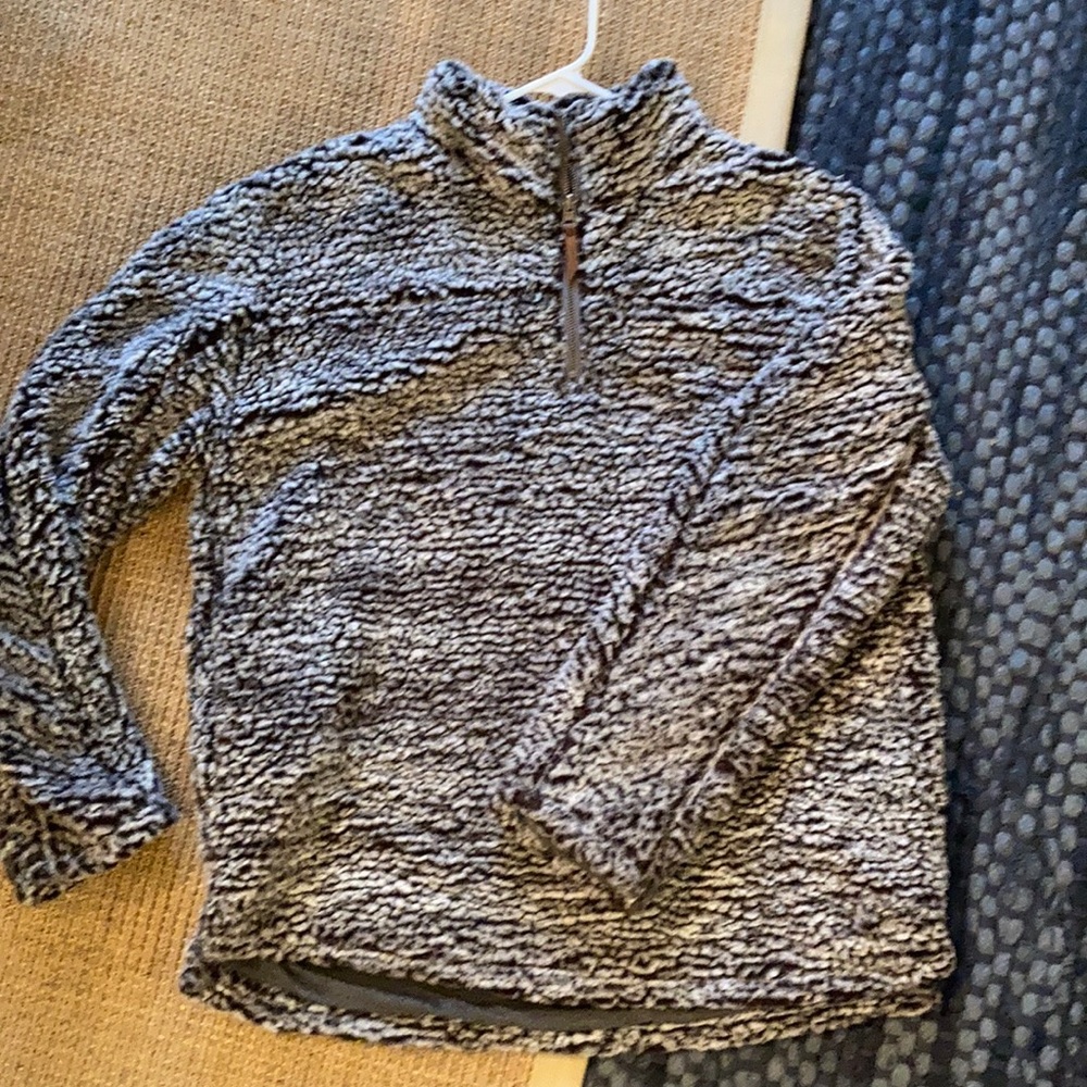Plush Fuzzy Fleece Pullover